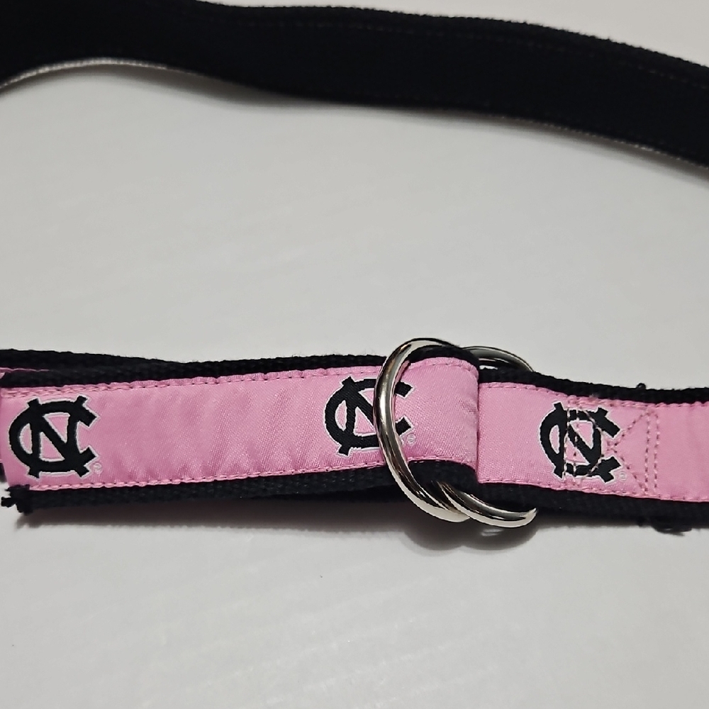 University Of North Carolina Pink and Black Belt with Logo Size S Adjustable